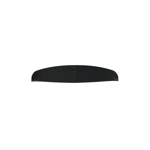 Un bandeau noir sur un fond vert